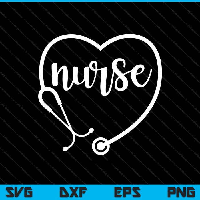 Enfermería divertida diciendo enfermera SVG PNG cortando archivos imprimibles