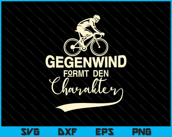 Gegenwind Formt Den Charakter SVG PNG Druckbare Dateien schneiden