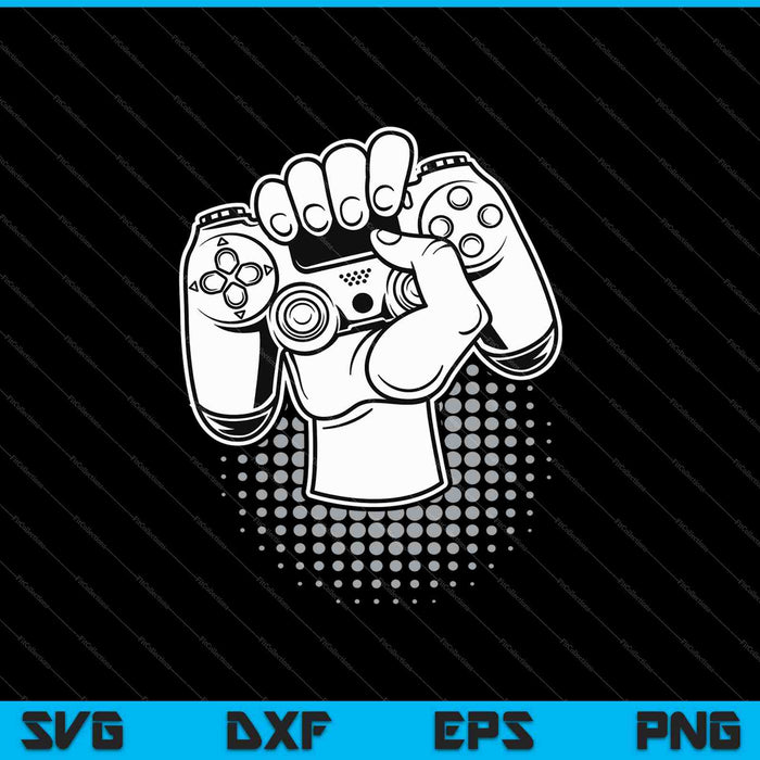 Game Controller Gamepad SVG PNG snijden afdrukbare bestanden