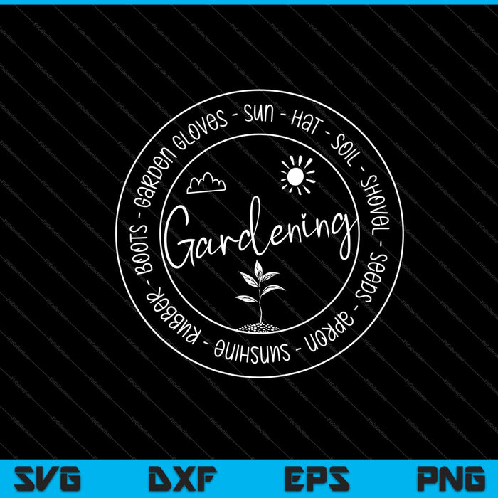 Gardening-Gardens-Garden-Gardener-Summer Svg Cutting Printable Files