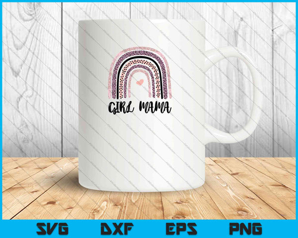 Chica Mamá SVG PNG Cortando Archivos Imprimibles