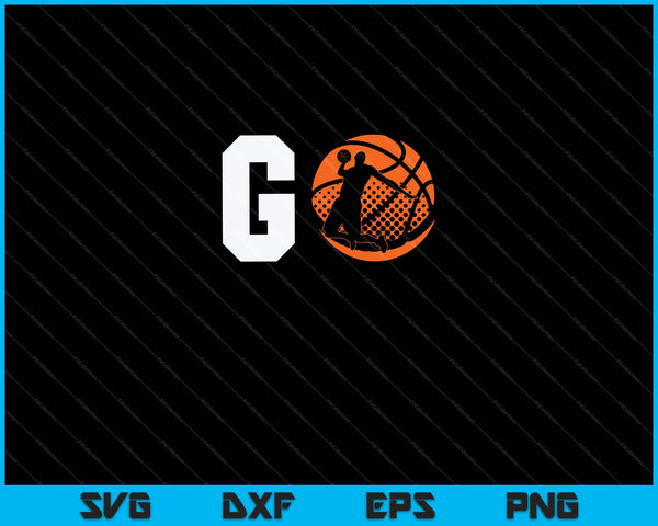 Go basketball team SVG cut file