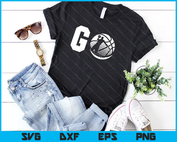 Ga basketbalteam SVG PNG snijden afdrukbare bestanden - on a t-shirt