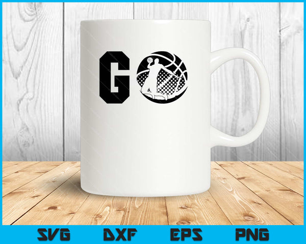 Go Basketball Team SVG PNG Cutting Printable Files