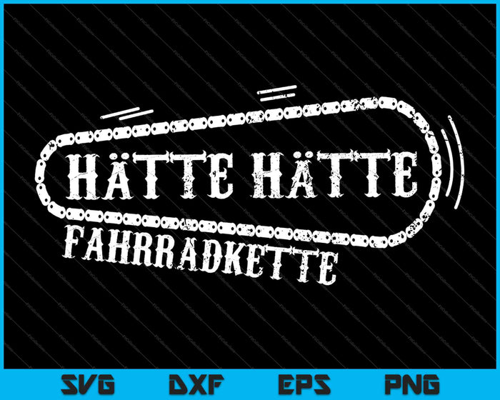 Hätte Hätte Fahrradkette SVG PNG Druckbare Dateien schneiden