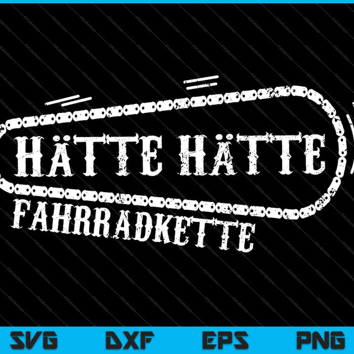 Hätte Hätte Fahrradkette SVG PNG Druckbare Dateien schneiden