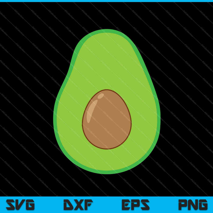 Halloween Avocado Fruit Costume Cool Super Food SVG PNG Cutting Printable Files