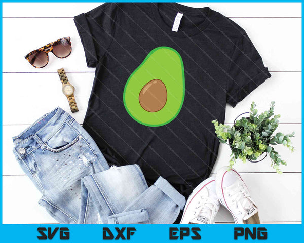 Halloween Avocado Fruit kostuum Cool Super Food SVG PNG snijden afdrukbare bestanden - on a t-shirt