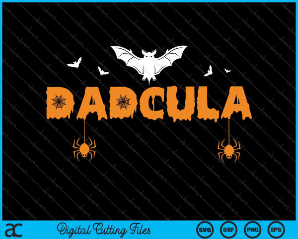Halloween Dadcula vader grappige SVG PNG snijden afdrukbare bestanden