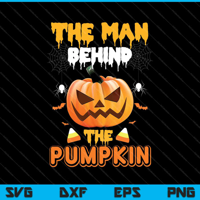 Halloween Pregnancy Man Pumpkin SVG PNG Cutting Printable Files