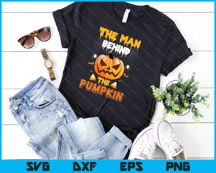 Halloween Embarazo Hombre Calabaza SVG PNG Cortando Archivos Imprimibles