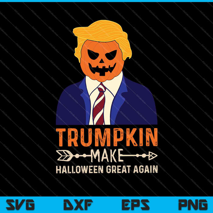 Halloween Trumpkin Funny SVG PNG Cutting Printable Files