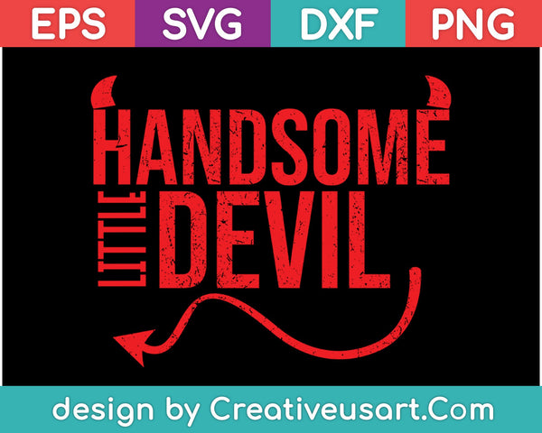 Handsome Devil SVG PNG Cutting Printable Files