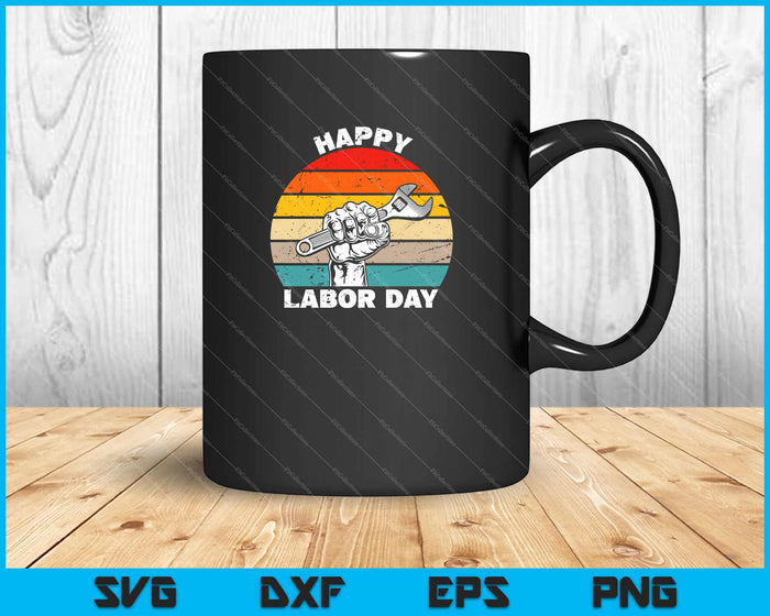 Happy Labor Day Svg Cutting Printable Files