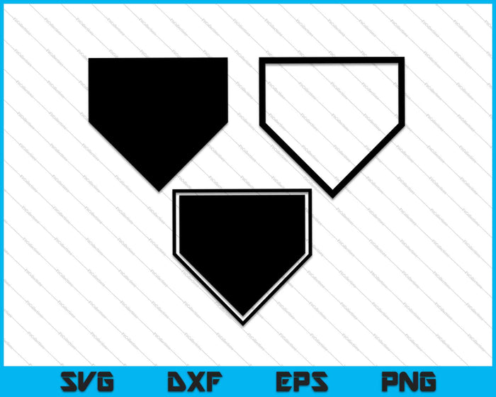 Home Plate SVG PNG Cutting Printable Files