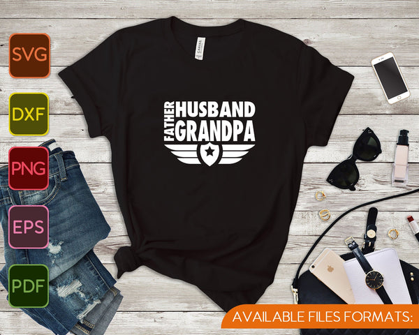 Man vader opa SVG PNG snijden afdrukbare bestanden - on a t-shirt