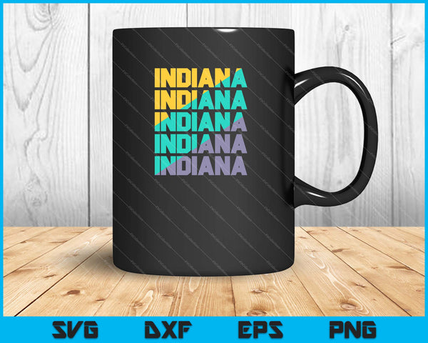 INDIANA SVG PNG Cutting Printable Files