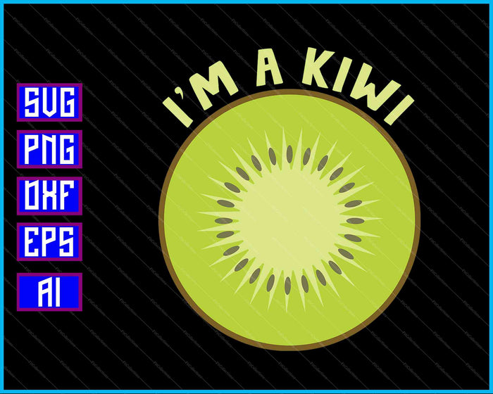 Soy un kiwi SVG PNG cortando archivos imprimibles