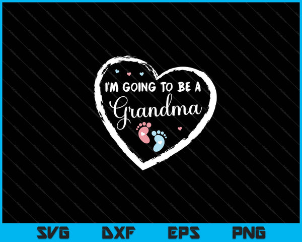 Voy a ser abuela SVG PNG cortando archivos imprimibles