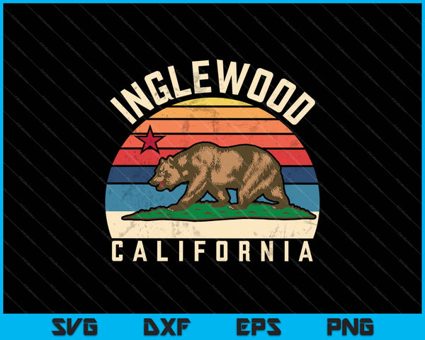 Inglewood Californië SVG PNG snijden afdrukbare bestanden