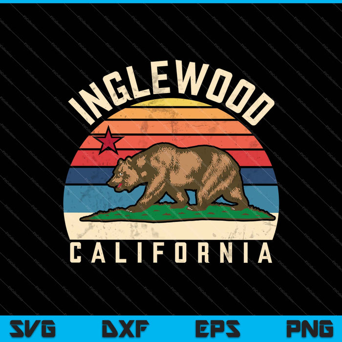 Inglewood Californië SVG PNG snijden afdrukbare bestanden