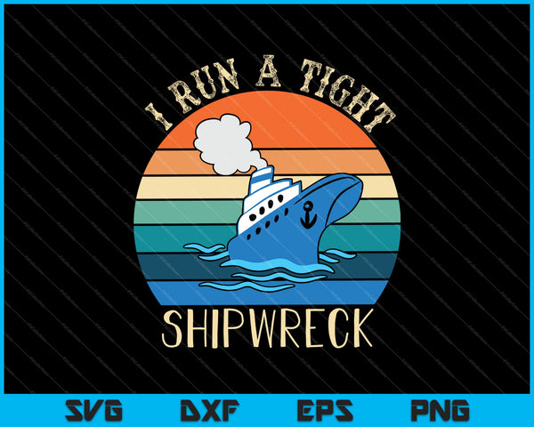 Ik run een strak scheepswrak SVG PNG snijden afdrukbare bestanden
