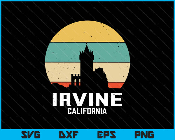 Irvine California SVG PNG cortando archivos imprimibles