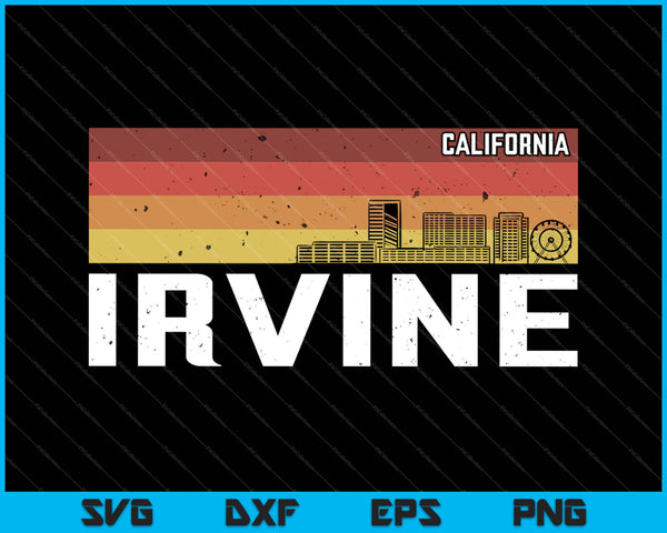 Irvine Californië SVG PNG snijden afdrukbare bestanden