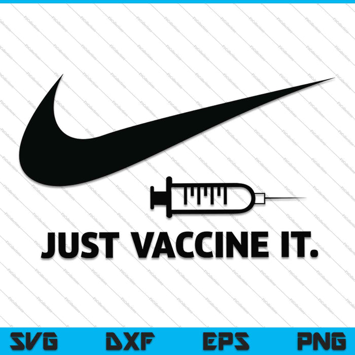 Sólo vacunarlo SVG PNG cortando archivos imprimibles