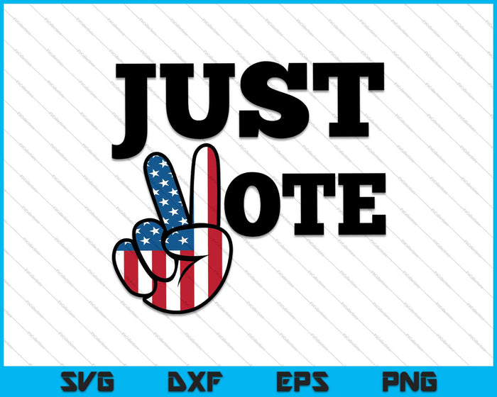 Simplemente vote Elección política 2024 Votante SVG PNG Cortando archivos imprimibles