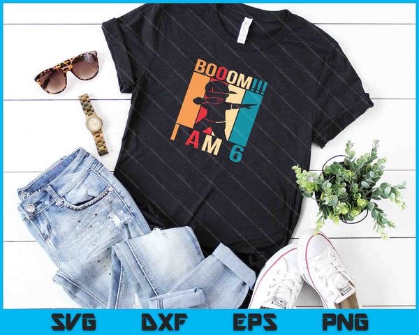 Kids Dabbing Birthday SVG PNG Cutting Printable Files - on a t-shirt