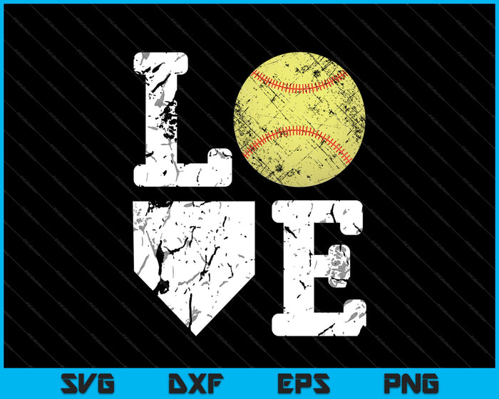 Béisbol Amor SVG PNG Cortar archivos imprimibles