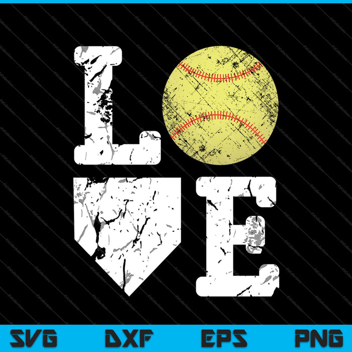 Baseball love SVG cut file