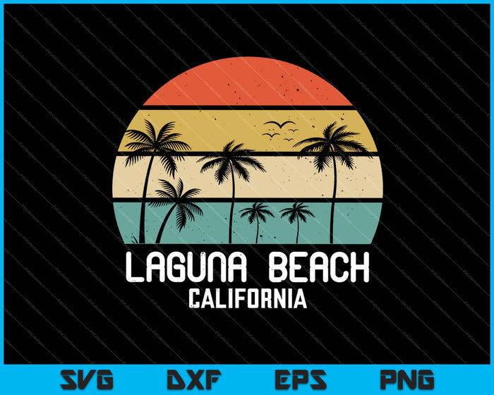 Laguna Beach California SVG PNG Cutting Printable Files