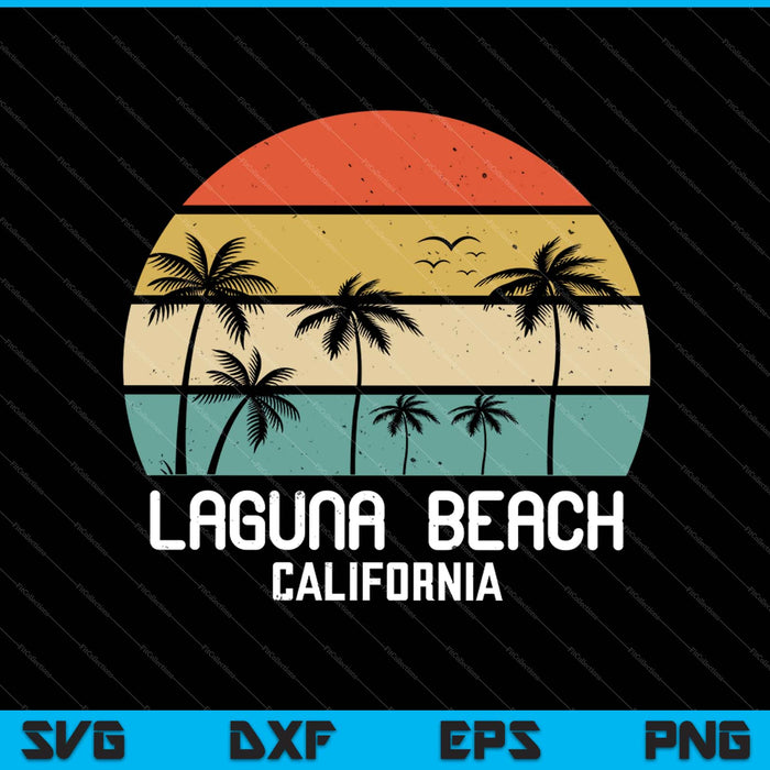 Laguna Beach California SVG PNG Cutting Printable Files