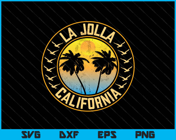 La jolla California SVG PNG Cutting Printable Files