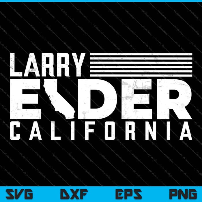 Larry Elder California SVG PNG Cutting Printable Files