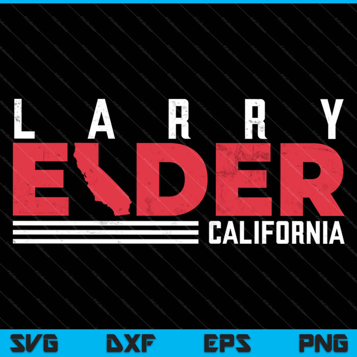 Larry Elder California USA SVG PNG Cutting Printable Files