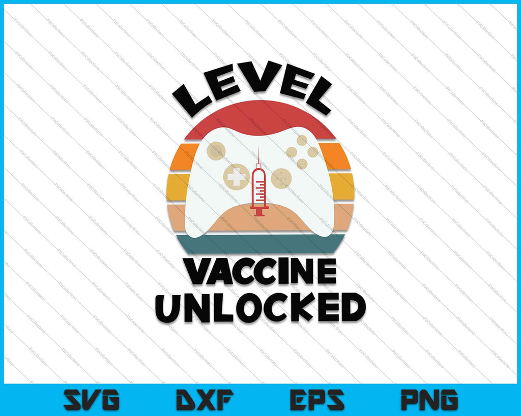 Leve Up Vaccine Unlocked SVG PNG Files – creativeusarts