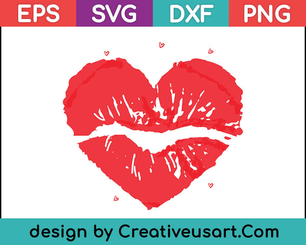 Lips SVG PNG Cutting Printable Files