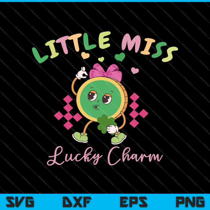 Little Miss Lucky Charm SVG PNG Cutting Printable Files