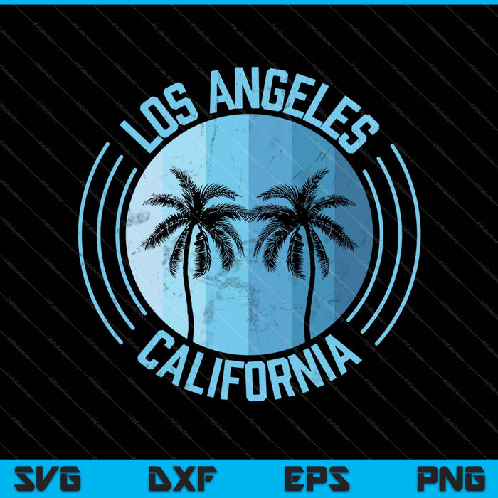 Los Angeles California SVG PNG Cutting Printable Files