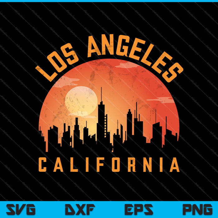 Los Angeles California SVG PNG Cutting Printable Files