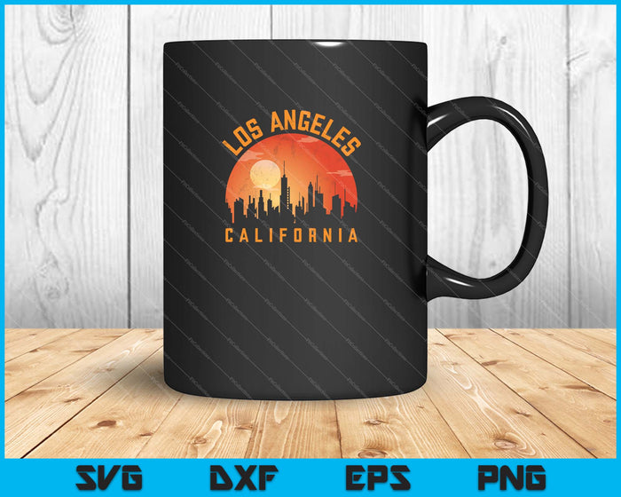 Los Angeles California SVG PNG Cutting Printable Files