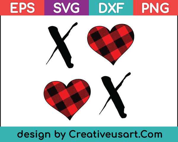 Love xoxo SVG PNG Cutting Printable Files