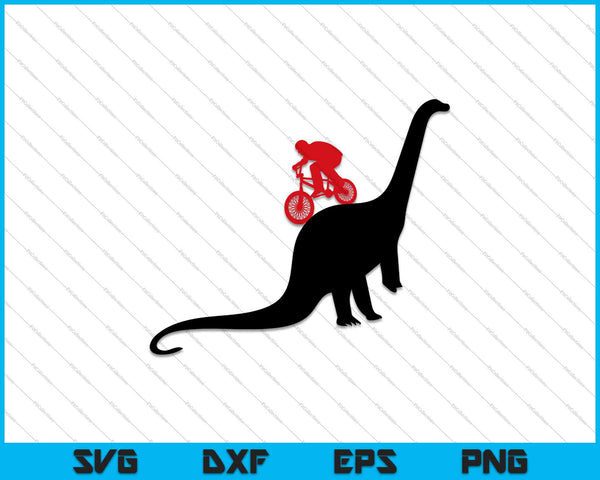 MTB Dinosaurio SVG PNG Cortar archivos imprimibles