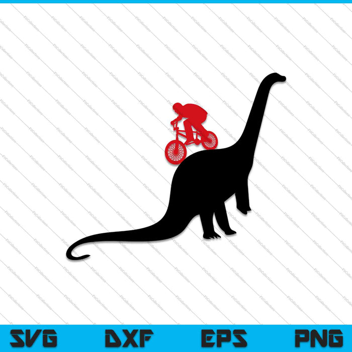 MTB dinosaurus SVG PNG snijden afdrukbare bestanden