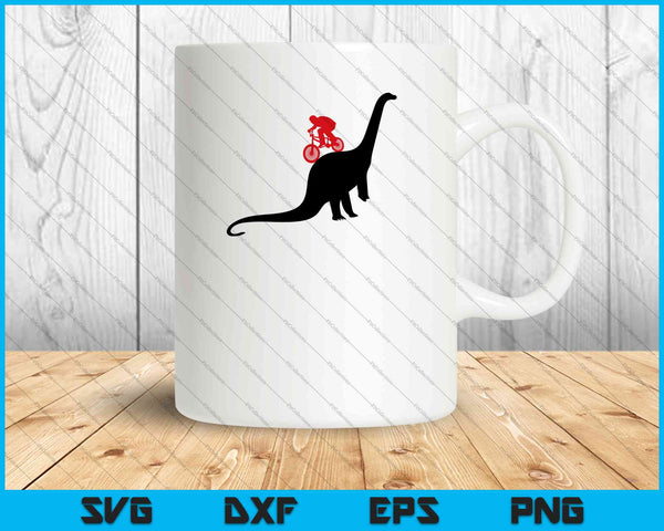 MTB Dinosaurio SVG PNG Cortar archivos imprimibles