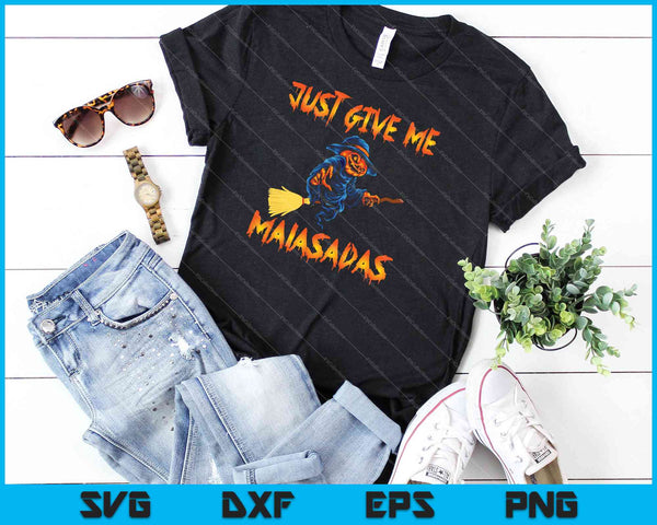 Malasadas Halloween Witch SVG PNG Cutting Printable Files - on a t-shirt