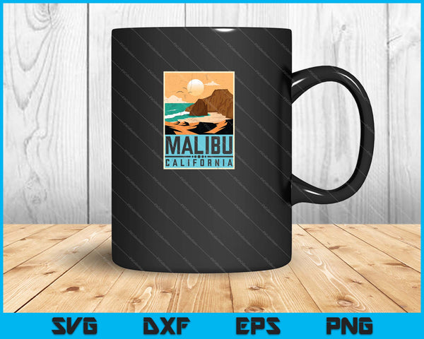 Malibu California SVG PNG Cutting Printable Files